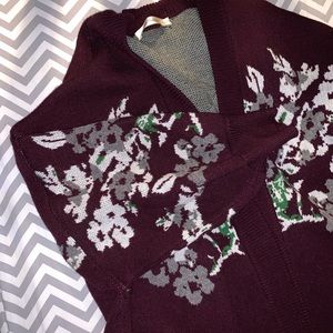 Floral cardigan